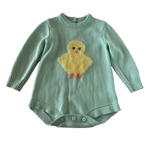 Girlhood Duck Chick Sweater Romper